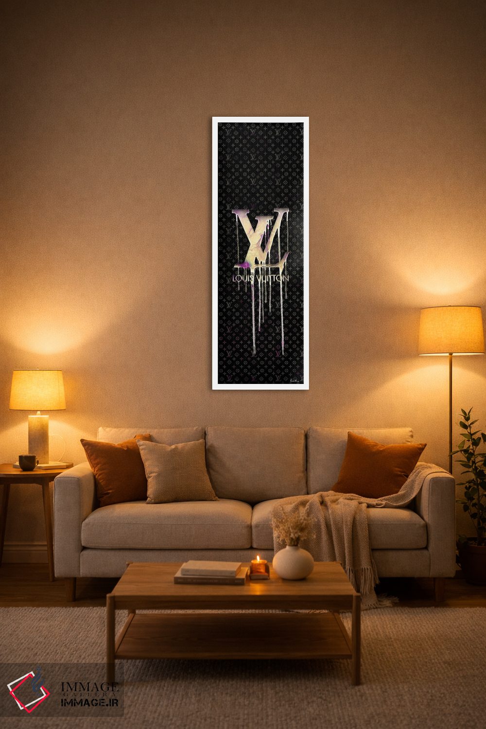 تابلو دکوراتیو لوییس مشکی می خواهم اثر پوماکای بارون - D2W