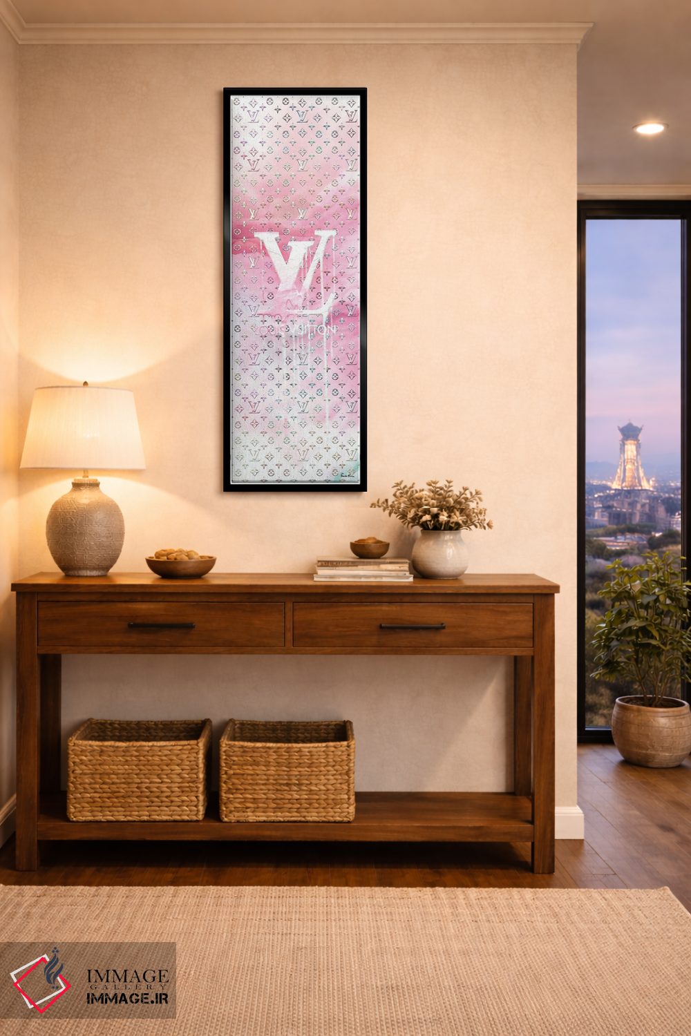 تابلو دکوراتیو لوییس پاستلی می خواهم اثر پوماکای بارون - D1B