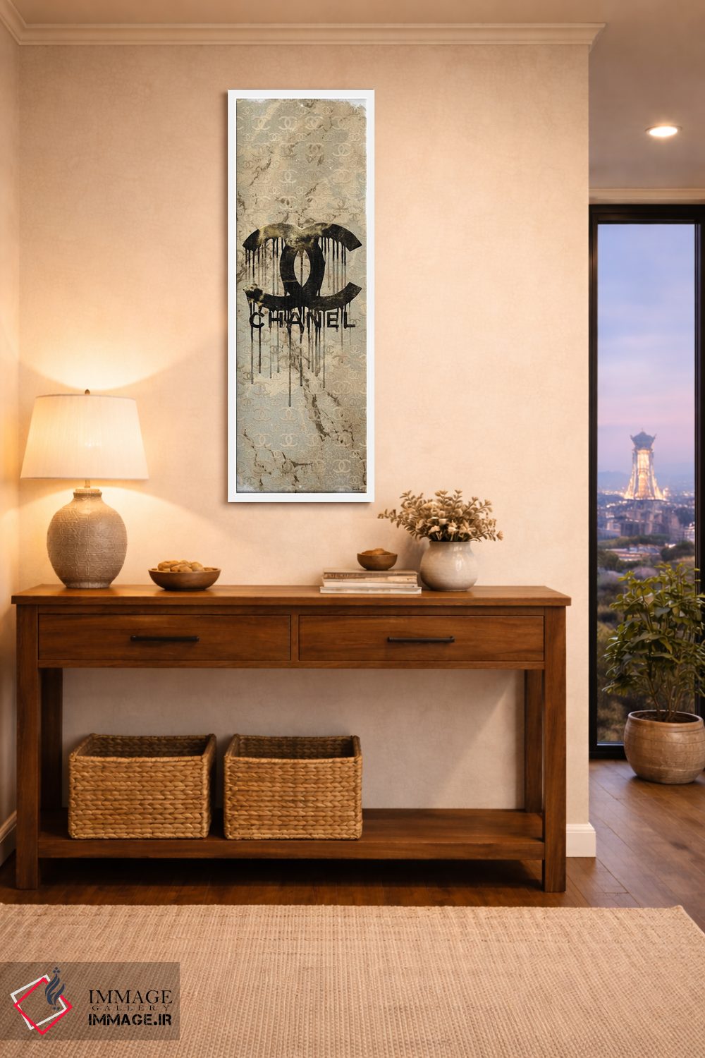 تابلو دکوراتیو سی سی کرمی می خواهم اثر پوماکای بارون - D1W