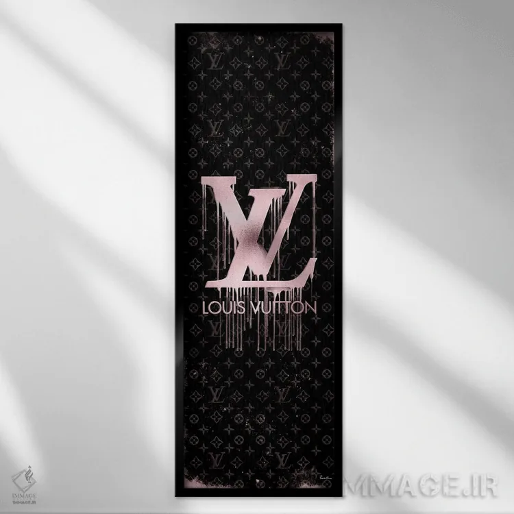 تابلو دکوراتیو لوییس رزگلد می خواهم اثر پوماکای بارون - نمای قابدار مشکی