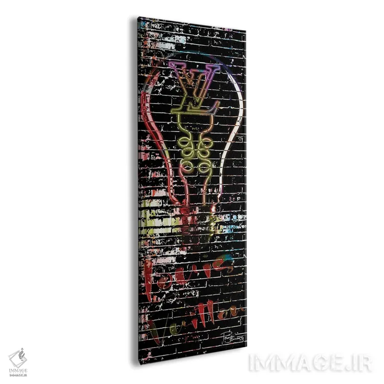 تابلو دکوراتیو لویی کاملا انتزاعی اثر پوماکای بارون - نمای پرسپکتیو محصول