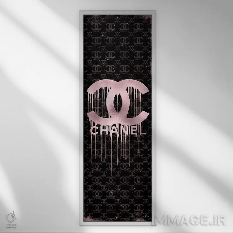 تابلو دکوراتیو سی سی رزگلد می خواهم اثر پوماکای بارون - نمای قابدار سفید