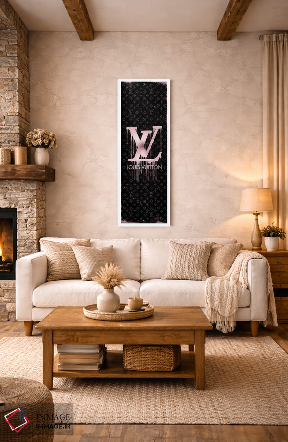 تابلو دکوراتیو لوییس رزگلد می خواهم اثر پوماکای بارون - D1W