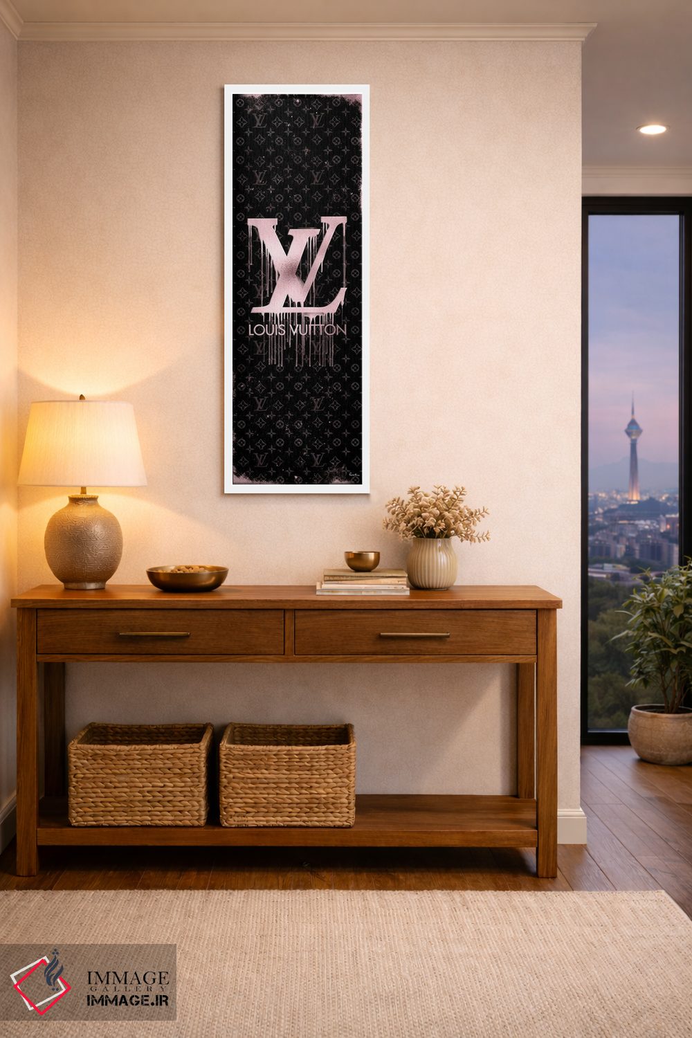 تابلو دکوراتیو لوییس رزگلد می خواهم اثر پوماکای بارون - D2W