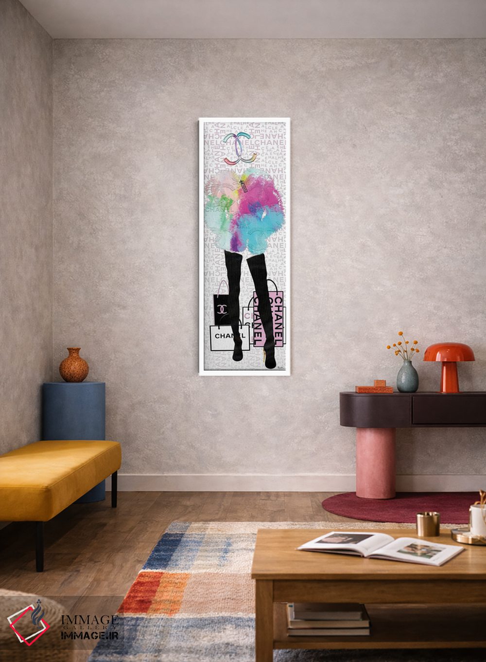 تابلو دکوراتیو من عاشق شنل هستم اثر پوماکای بارون - D2W