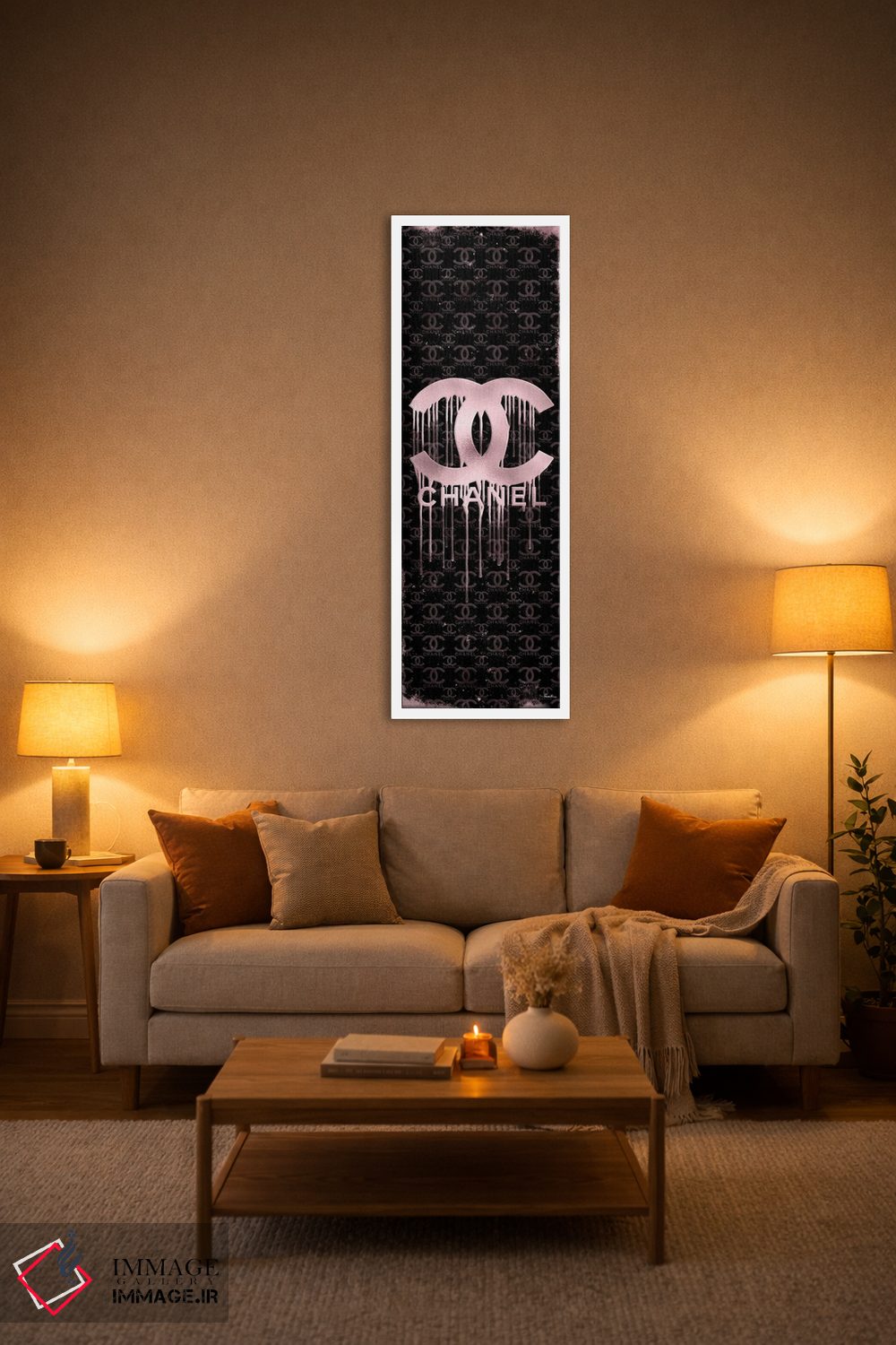 تابلو دکوراتیو سی سی رزگلد می خواهم اثر پوماکای بارون - D1W