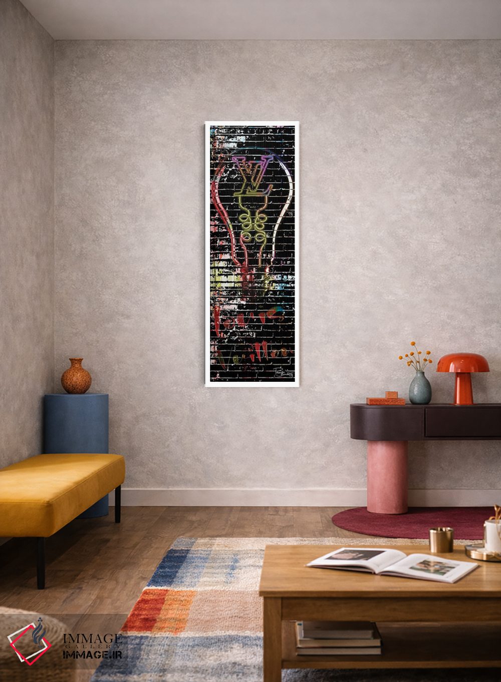 تابلو دکوراتیو لویی کاملا انتزاعی اثر پوماکای بارون - D3W