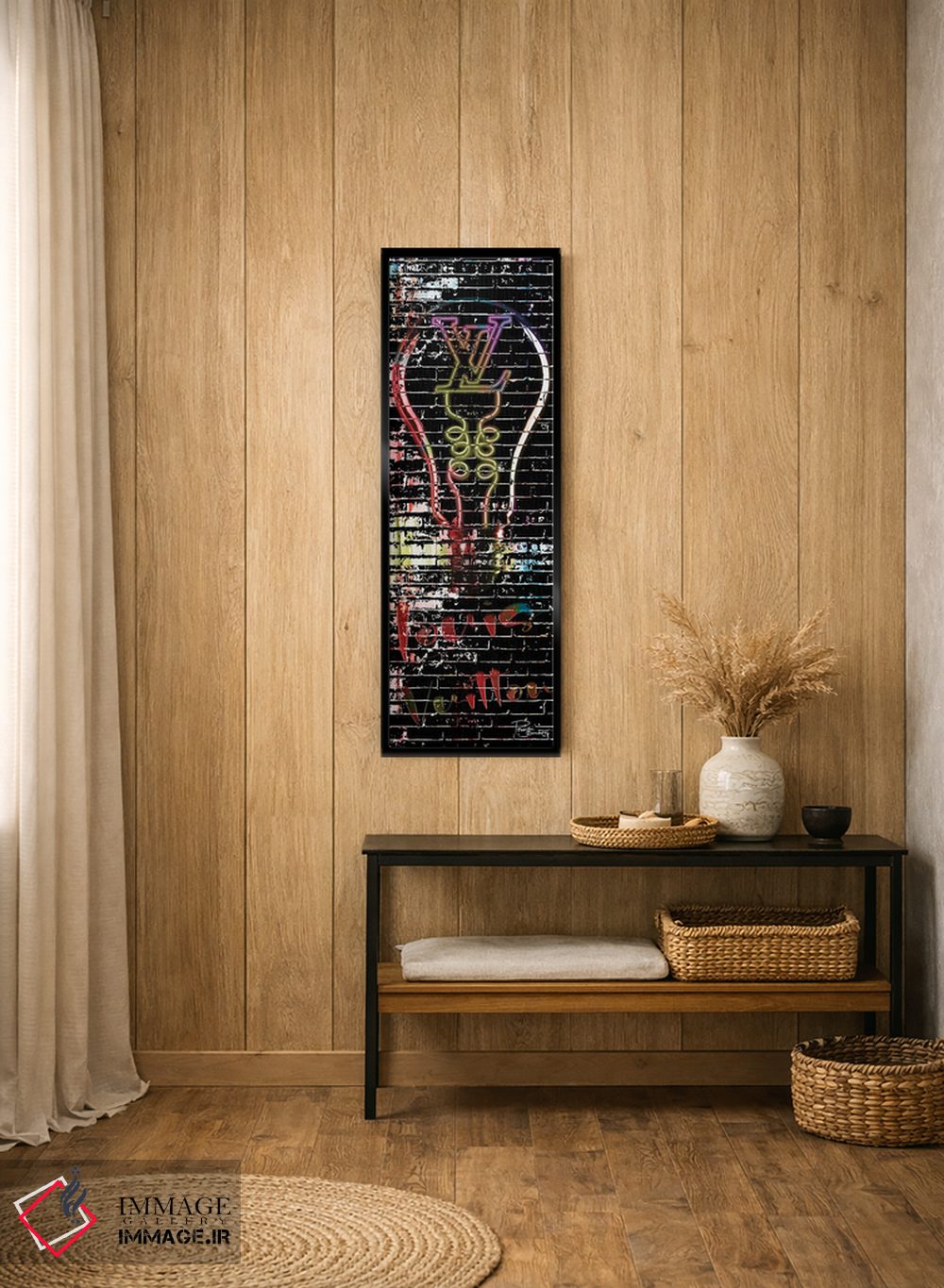 تابلو دکوراتیو لویی کاملا انتزاعی اثر پوماکای بارون - D2B