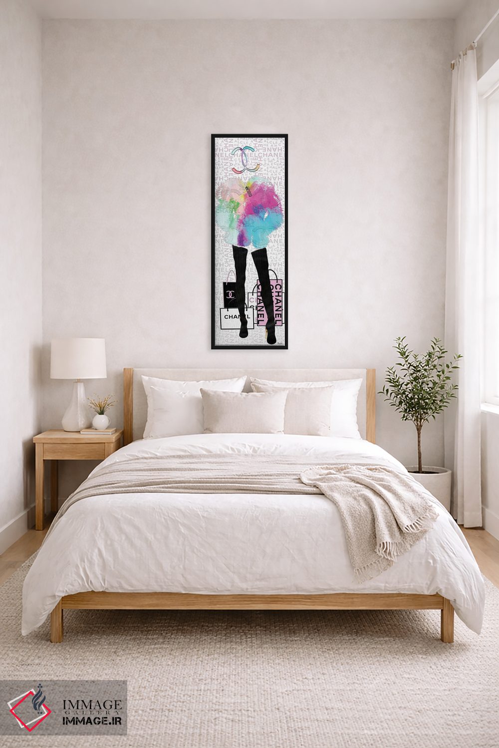 تابلو دکوراتیو من عاشق شنل هستم اثر پوماکای بارون - D4B