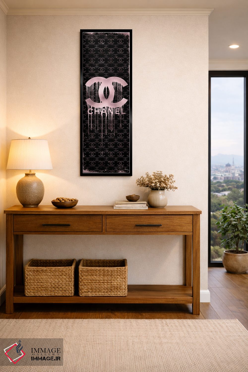 تابلو دکوراتیو سی سی رزگلد می خواهم اثر پوماکای بارون - D6B