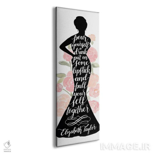 تابلو دکوراتیو زن شاخص ۲ اثر گریس پاپ - نمای پرسپکتیو محصول