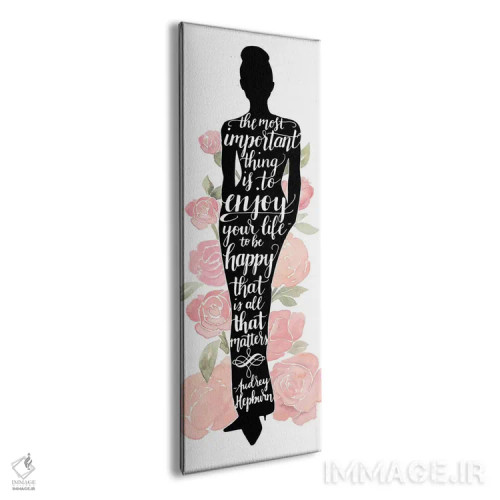 تابلو دکوراتیو زن شاخص ۳ اثر گریس پاپ - نمای پرسپکتیو محصول