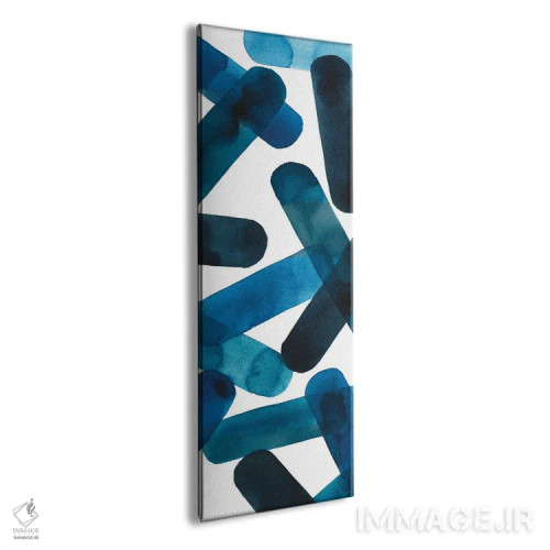 تابلو انتزاعی طومارهای دریایی II اثر گریس پاپ - نمای پرسپکتیو محصول