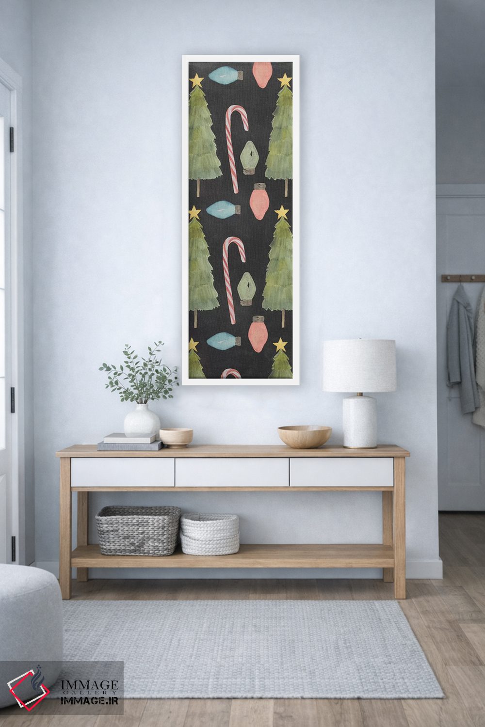 تابلو دکوراتیو مجموعه درخشش کریسمس ب اثر گریس پاپ - D2W