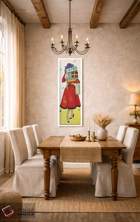 تابلو دکوراتیو مجموعه کریسمس کلاسیک B اثر گریس پاپ - D5W