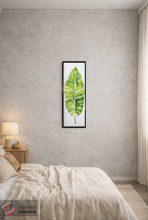 تابلو دکوراتیو مطالعه برگ موز I اثر گریس پاپ - D2B