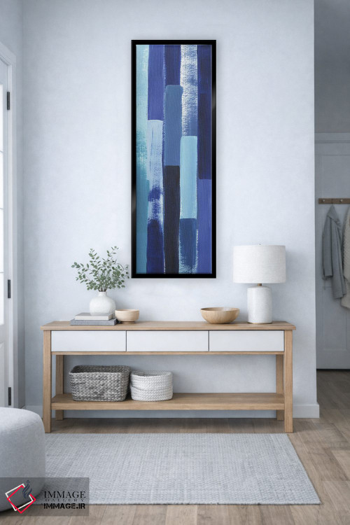 تابلو دکوراتیو آبشار آبی دوم اثر گریس پاپ - D5B