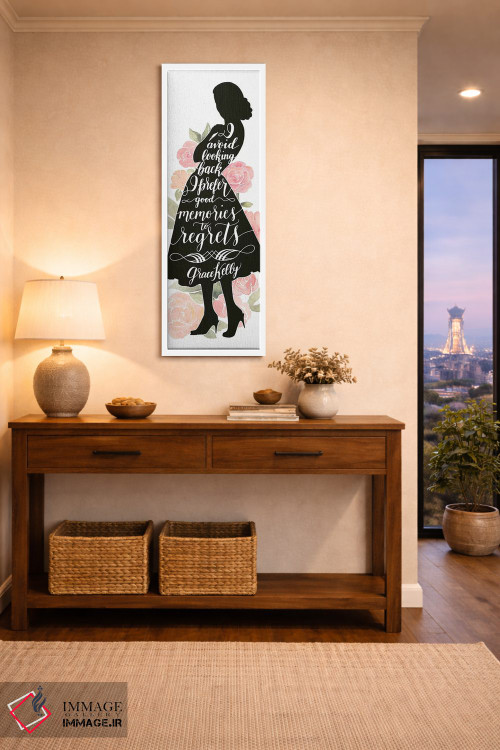 تابلو دکوراتیو زن شاخص ۴ اثر گریس پاپ - D1W