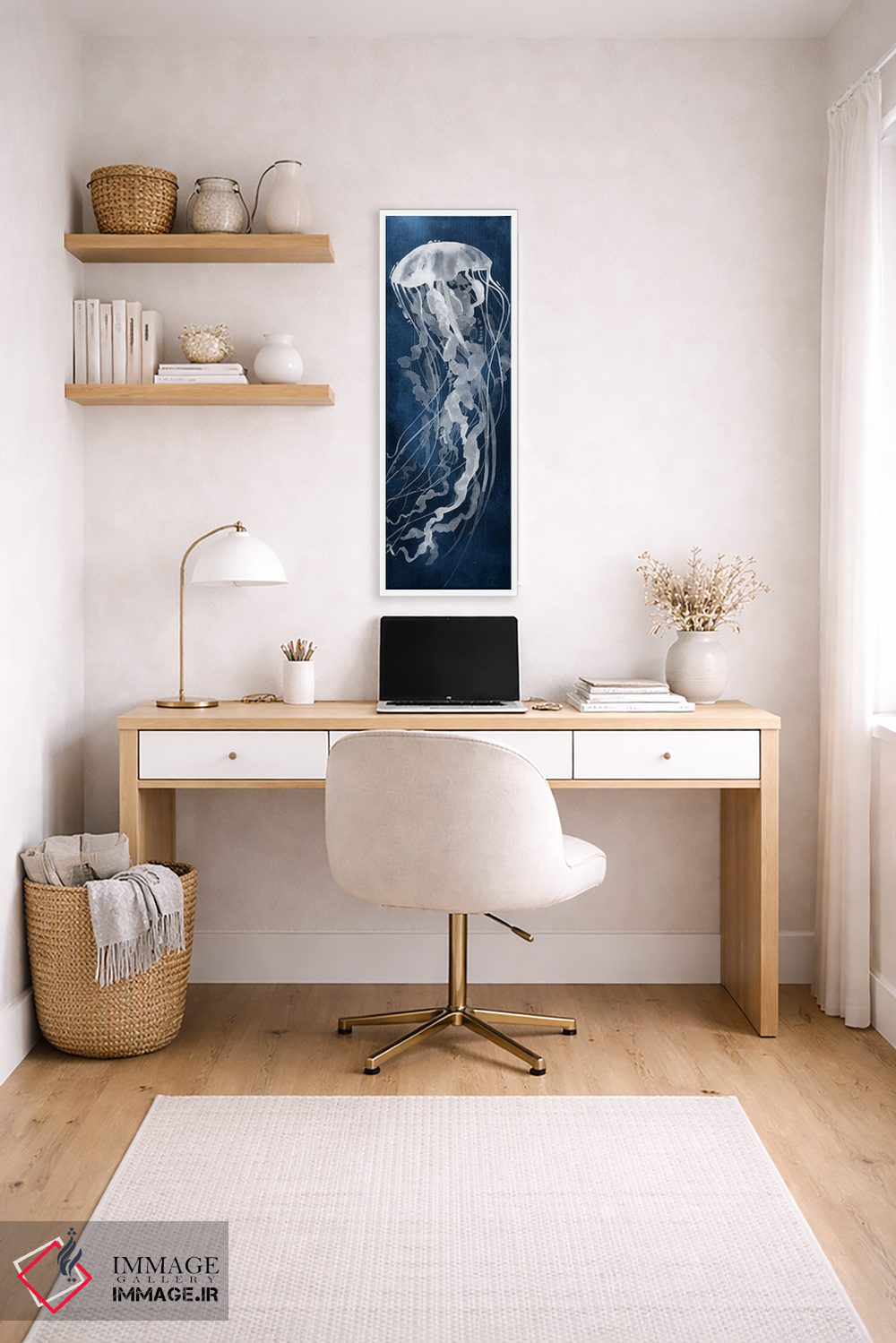 تابلو دکوراتیو زیر تکان II اثر گریس پاپ - D2W