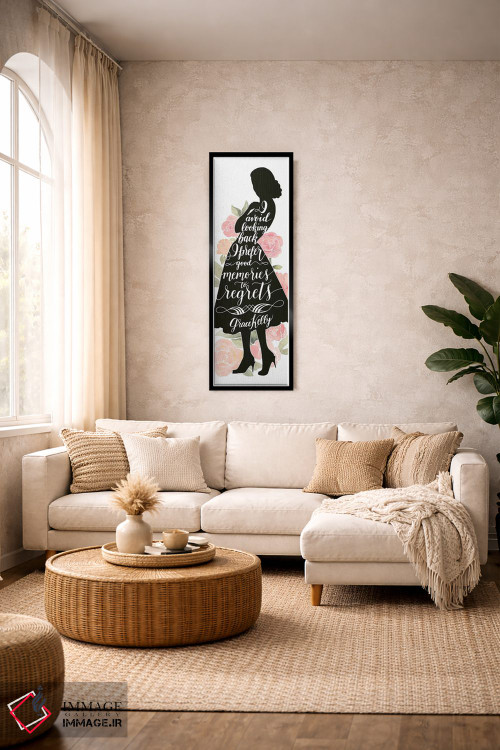 تابلو دکوراتیو زن شاخص ۴ اثر گریس پاپ - D3B