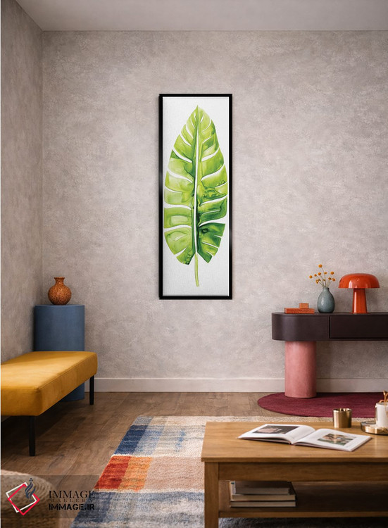 تابلو دکوراتیو مطالعه برگ موز II اثر گریس پاپ - D4B