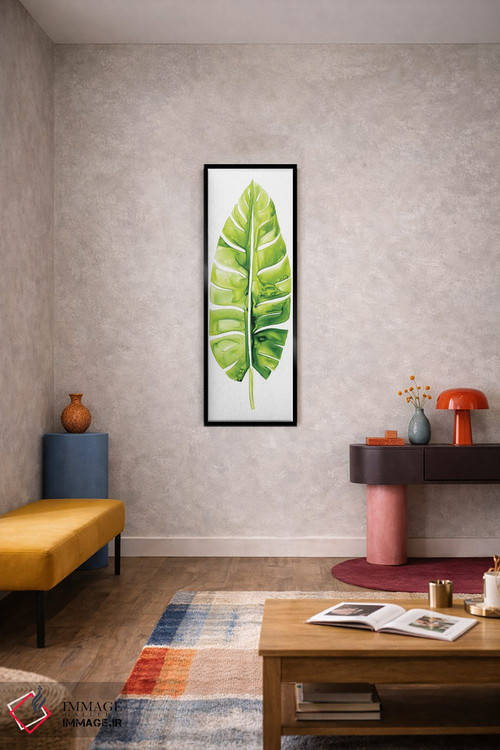 تابلو دکوراتیو مطالعه برگ موز II اثر گریس پاپ - D6B