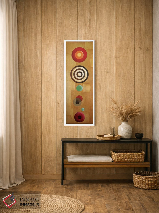 تابلو دکوراتیو دایره ها ۱ اثر پاتریشیا پینتو - D1W