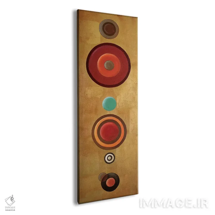 تابلو دکوراتیو دایره ها ۲ اثر پاتریشیا پینتو - نمای پرسپکتیو محصول