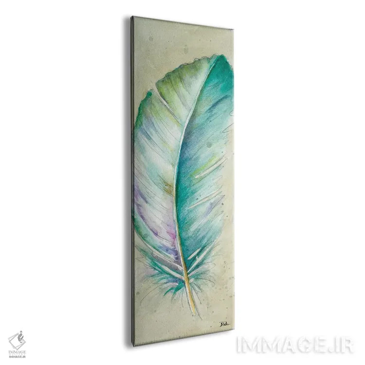 تابلو دکوراتیو پر آبرنگی دو اثر پاتریشیا پینتو - نمای پرسپکتیو محصول