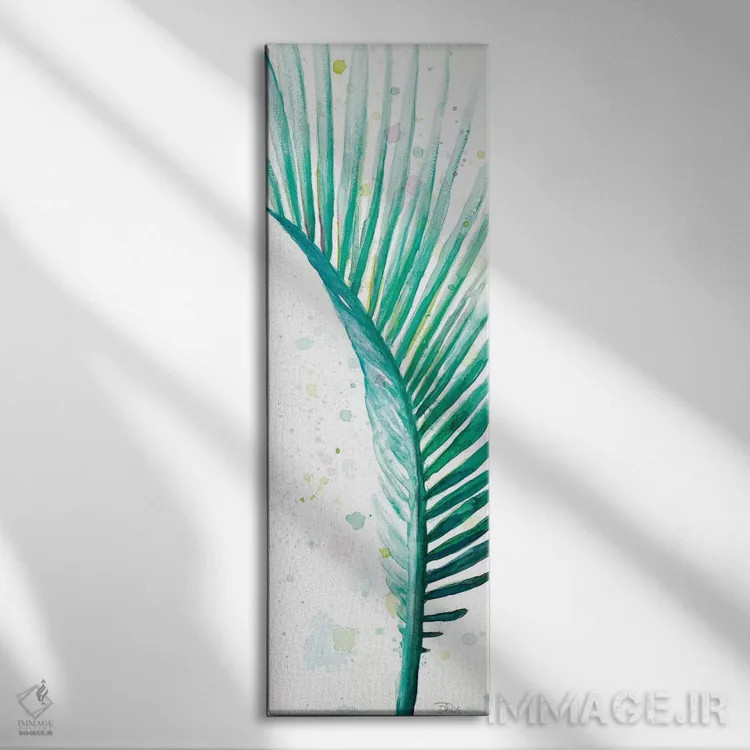 تابلو دکوراتیو نخل خیس یک اثر پاتریشیا پینتو - نمای روبهرو روی دیوار