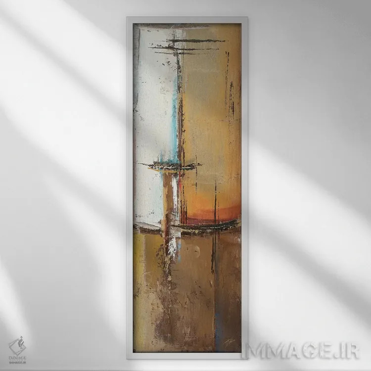 تابلو دکوراتیو اکسیدو ۱ اثر پاتریشیا پینتو - نمای قابدار سفید