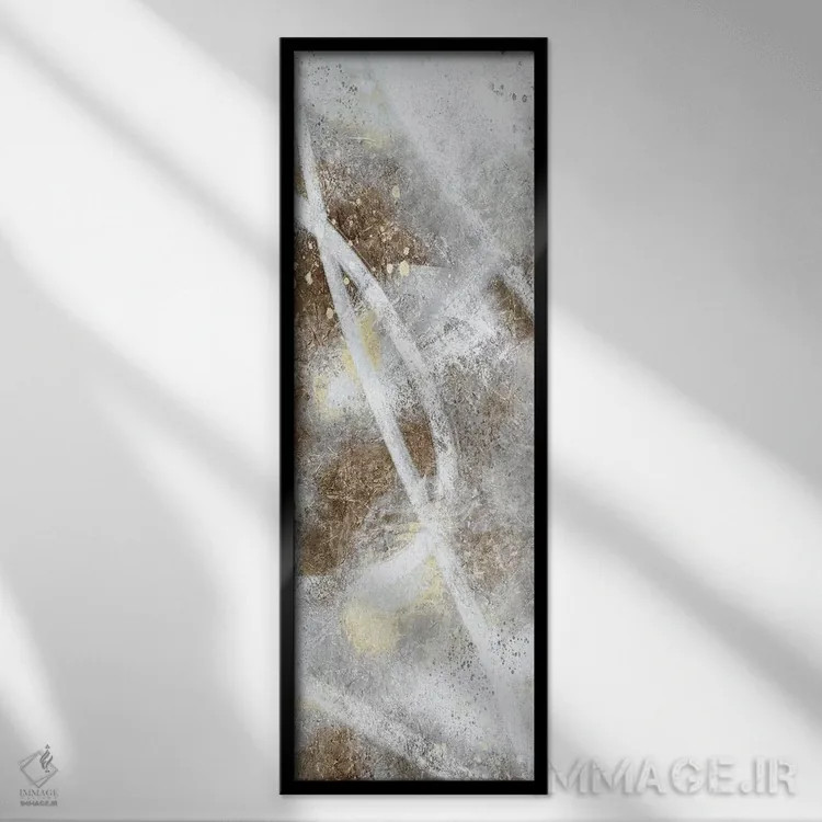 تابلو دکوراتیو حواس پرتی سنگی شماره ۲ اثر مارکوس پرایم - نمای قابدار مشکی