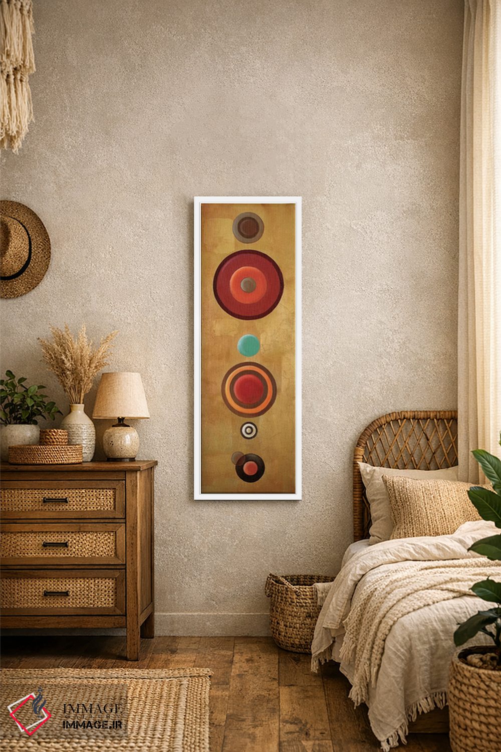تابلو دکوراتیو دایره ها ۲ اثر پاتریشیا پینتو - D1W