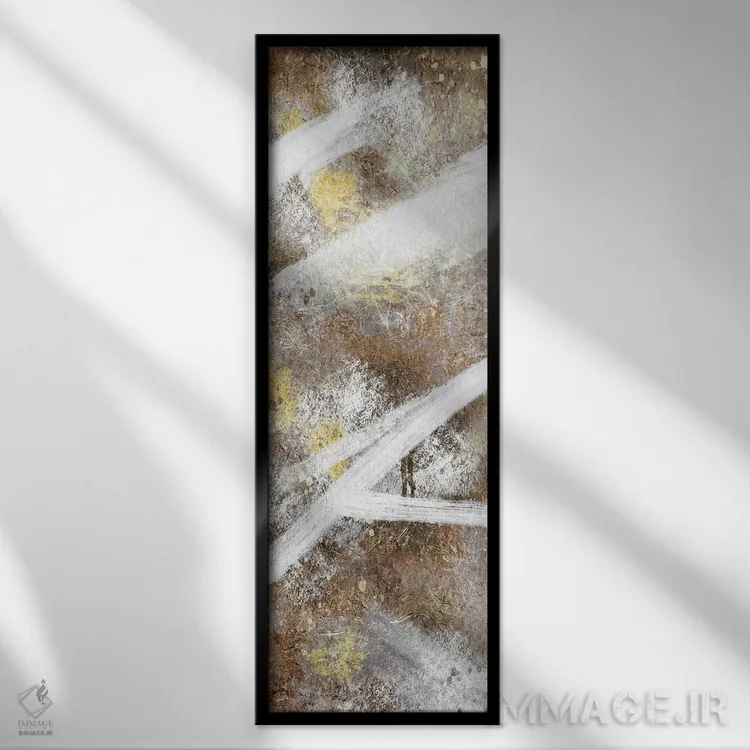 تابلو دکوراتیو حواس پرتی سنگی شماره ۱ اثر مارکوس پرایم - نمای قابدار مشکی