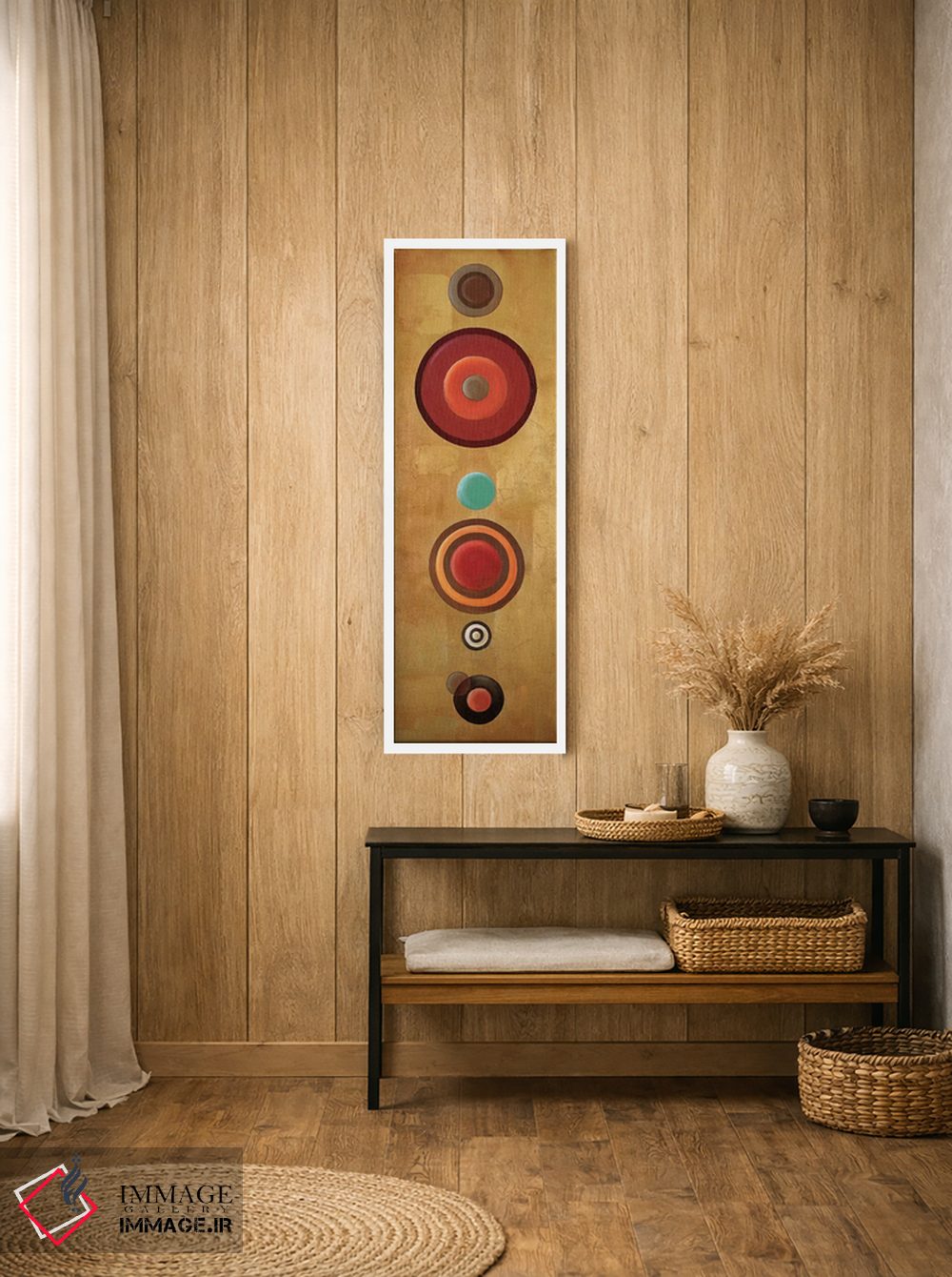 تابلو دکوراتیو دایره ها ۲ اثر پاتریشیا پینتو - D2W