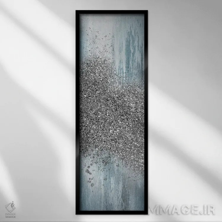 تابلو دکوراتیو ابر مدیترانه ای اثر مارکوس پرایم - نمای قابدار مشکی