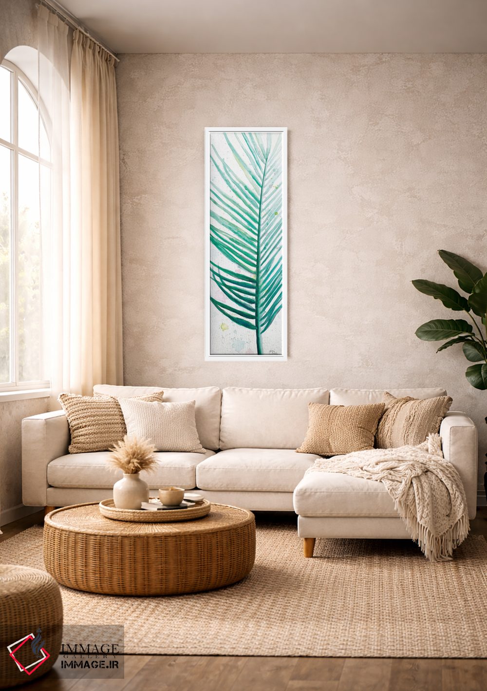 تابلو دکوراتیو نخل خیس دو اثر پاتریشیا پینتو - D1W