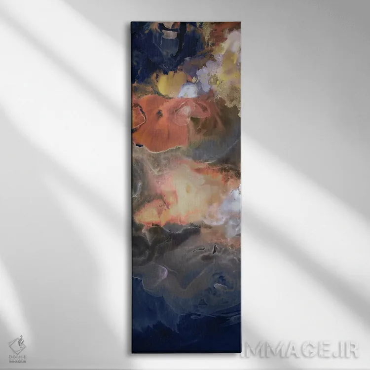 تابلو دکوراتیو طوفان در مهتاب دوم اثر پی آی استودیو - نمای روبهرو روی دیوار