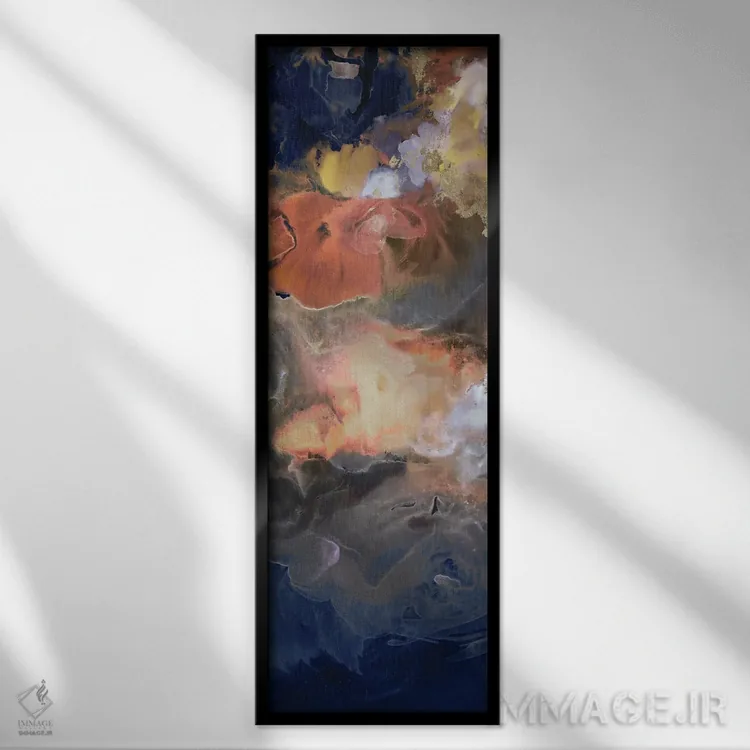 تابلو دکوراتیو طوفان در مهتاب دوم اثر پی آی استودیو - نمای قابدار مشکی