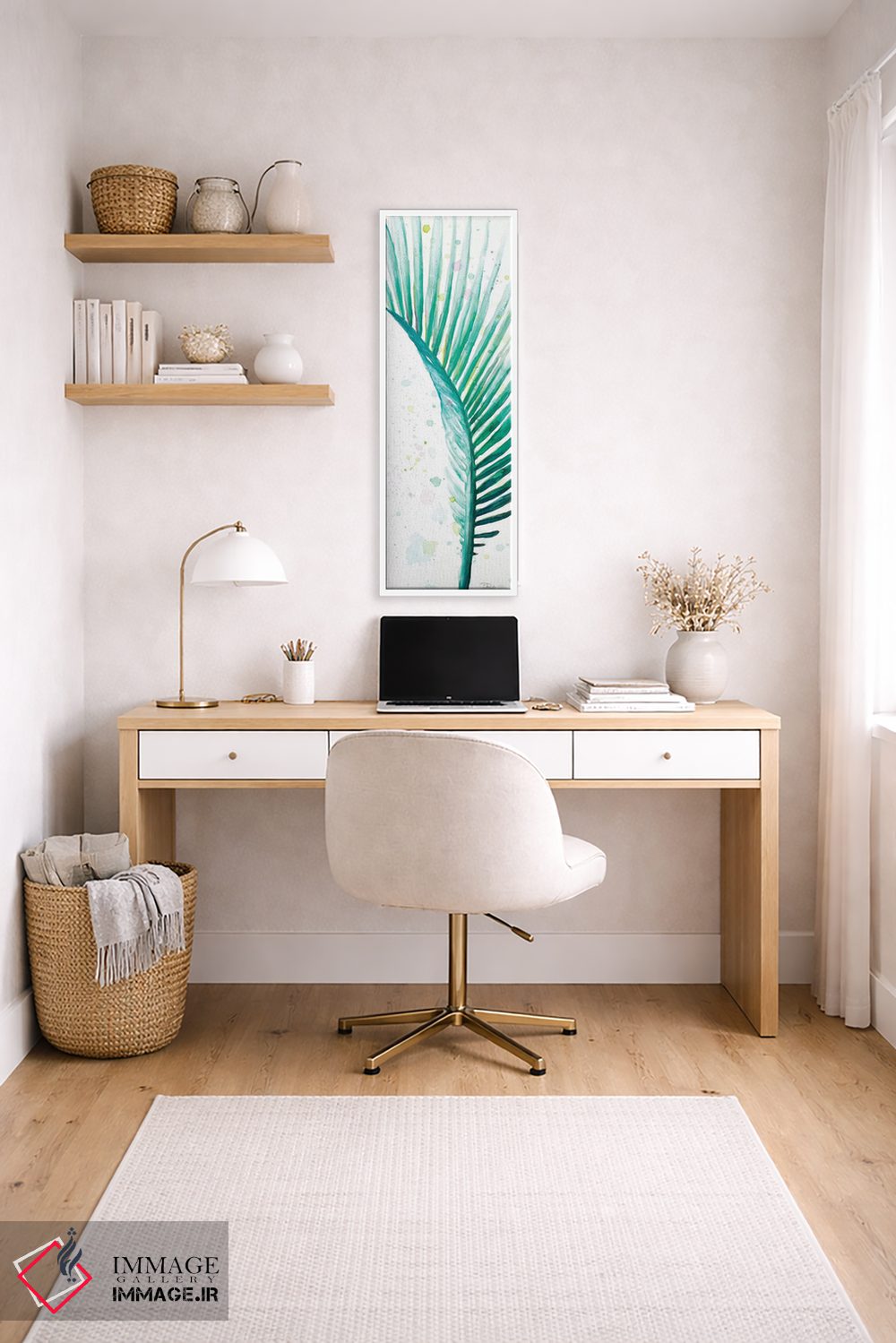 تابلو دکوراتیو نخل خیس یک اثر پاتریشیا پینتو - D2W