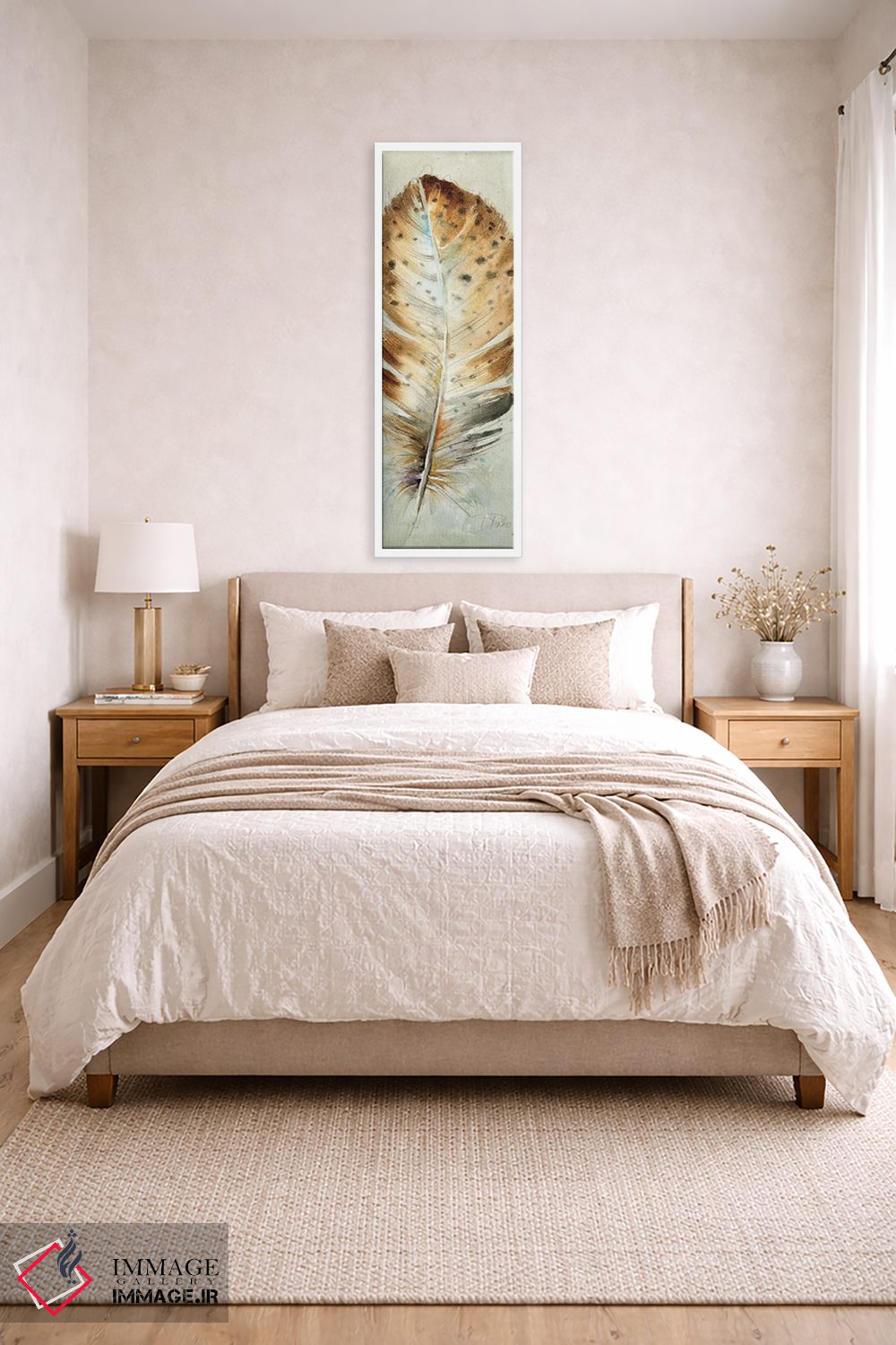 تابلو دکوراتیو پر آبرنگی سه اثر پاتریشیا پینتو - D4W