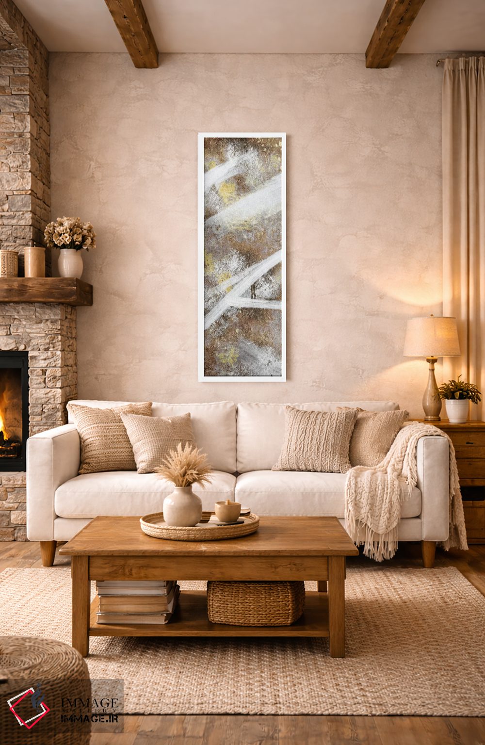 تابلو دکوراتیو حواس پرتی سنگی شماره ۱ اثر مارکوس پرایم - D1W