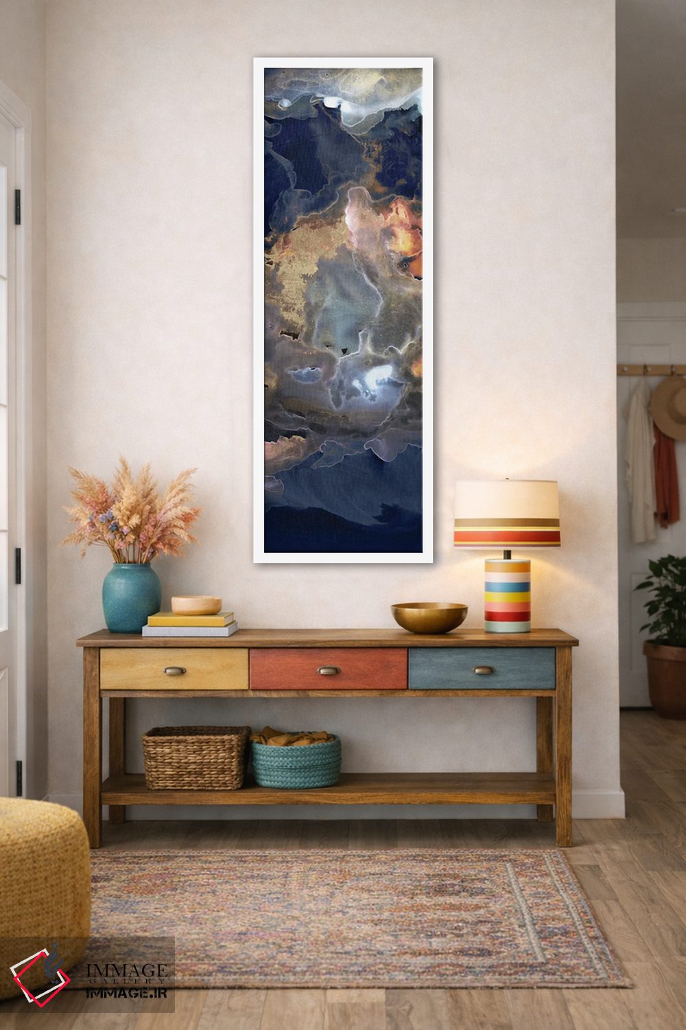 تابلو دکوراتیو طوفان در مهتاب اول اثر پی آی استودیو - D1W