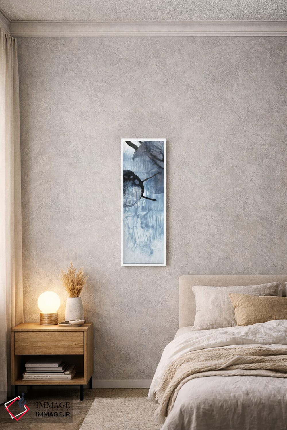 تابلو دکوراتیو دایره های چکه ای ۲ اثر پی آی استودیو - D2W