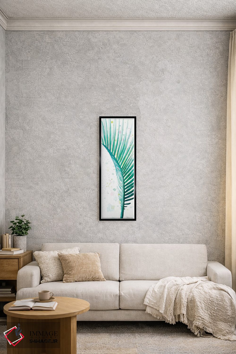 تابلو دکوراتیو نخل خیس یک اثر پاتریشیا پینتو - D6B