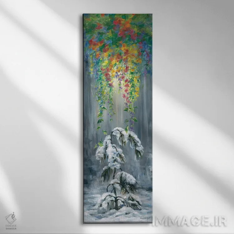 تابلو دکوراتیو همیشه و همیشه اثر ملانی پایک - نمای روبهرو روی دیوار