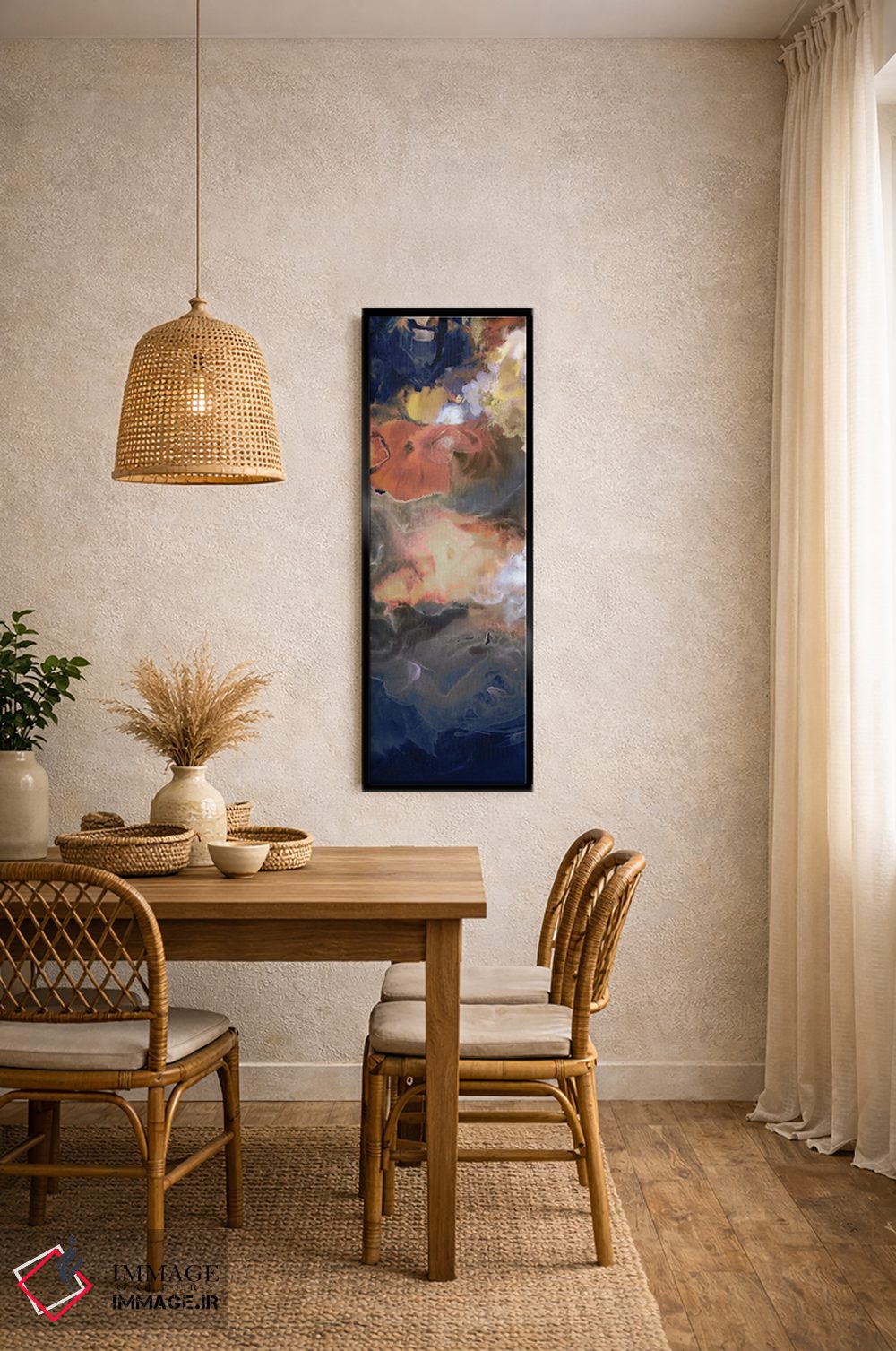 تابلو دکوراتیو طوفان در مهتاب دوم اثر پی آی استودیو - D4B