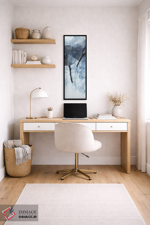 تابلو دکوراتیو دایره های چکه ای ۱ اثر پی آی استودیو - D5B