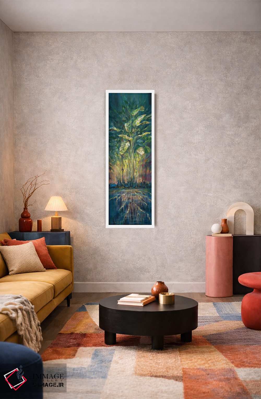 تابلو دکوراتیو شهر در حال رشد اثر ملانی پایک - D2W