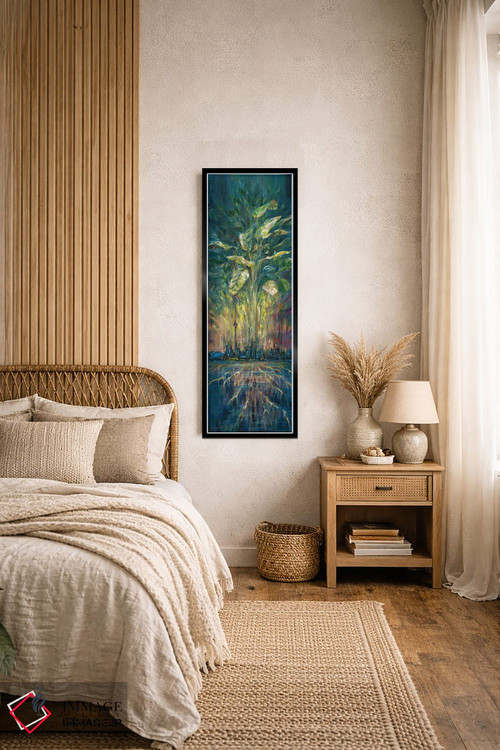 تابلو دکوراتیو شهر در حال رشد اثر ملانی پایک - D4B